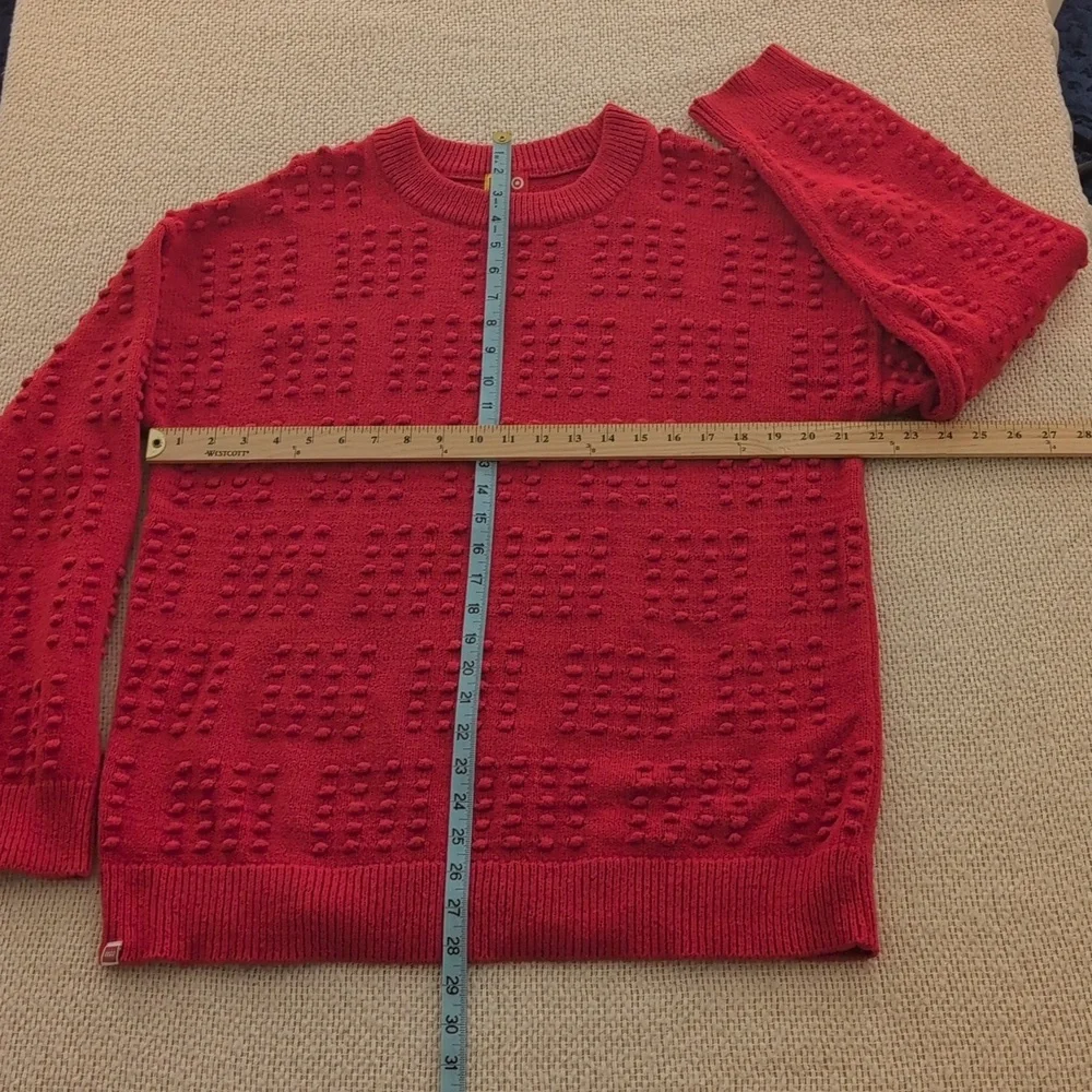 Lego‎ Sweater Men's Orange L Pullover Preppy Classic Crewneck